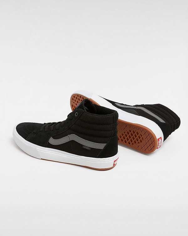 Black Men Vans BMX Sk8-Hi Sneakers NZ | VN8145602