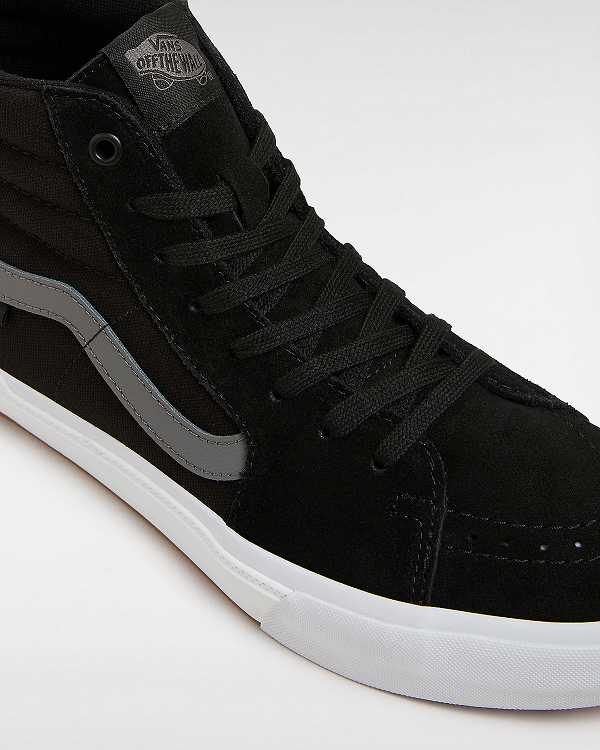 Black Men Vans BMX Sk8-Hi Sneakers NZ | VN8145602