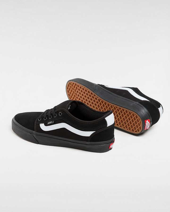 Black Men Vans Chukka Low Sidestripe Skate Shoes NZ | VN2135896