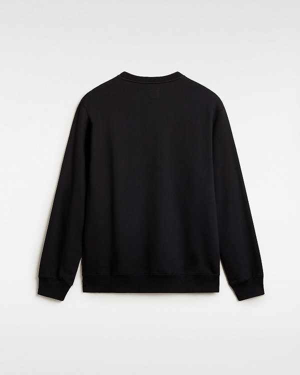 Black Men Vans Classic III Crew Sweatshirt NZ | VN1652978