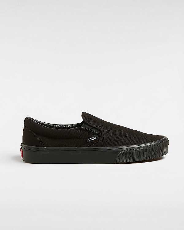 Black Men Vans Classic Slip On Shoes NZ | VN3485176