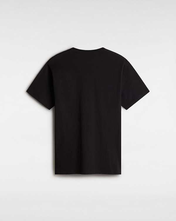 Black Men Vans Classic T Shirts NZ | VN8421536