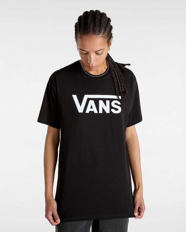 Black Men Vans Classic T Shirts NZ | VN8421536