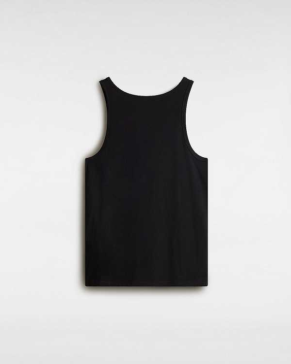 Black Men Vans Classic Tank Top NZ | VN2940631