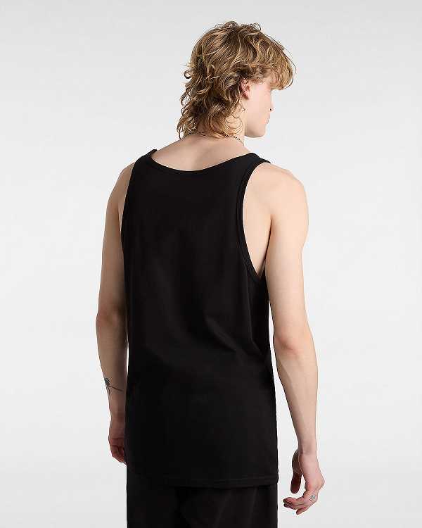 Black Men Vans Classic Tank Top NZ | VN2940631