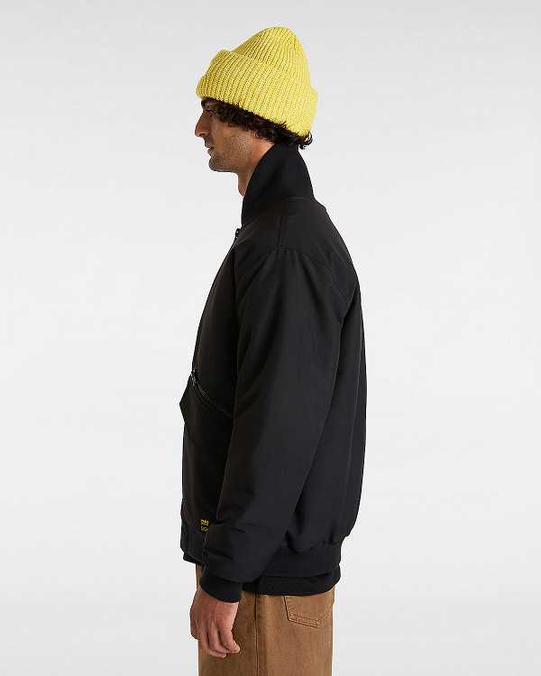 Black Men Vans Clifton Down Bomber Jackets NZ | VN6812073