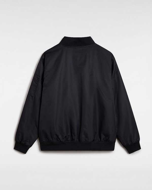 Black Men Vans Copley Bomber Jackets NZ | VN9735208