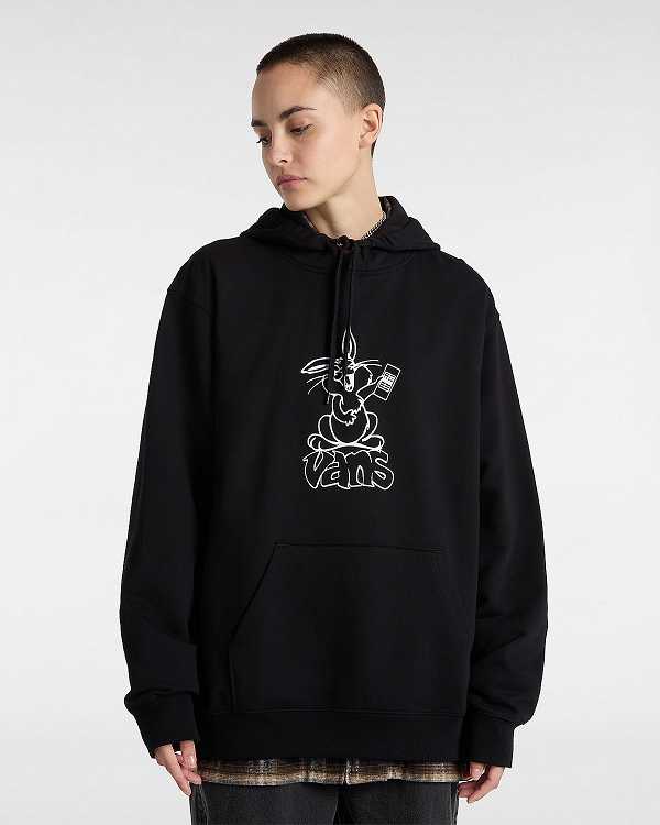 Black Men Vans Crazy Eddy 66 Loose Hoodie NZ | VN0892465