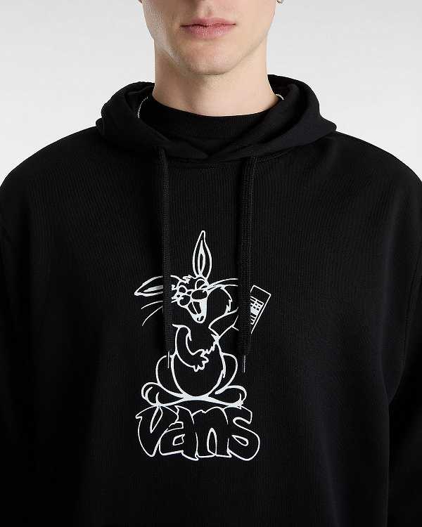 Black Men Vans Crazy Eddy 66 Loose Hoodie NZ | VN0892465