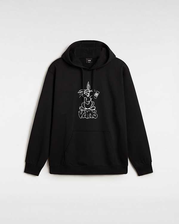 Black Men Vans Crazy Eddy 66 Loose Hoodie NZ | VN0892465