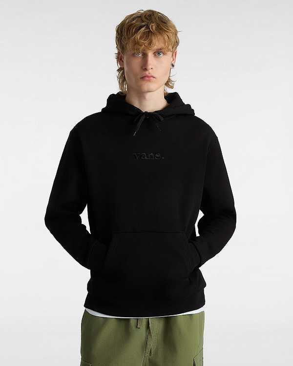 Black Men Vans Essential Relaxed Hoodie NZ | VN4125376