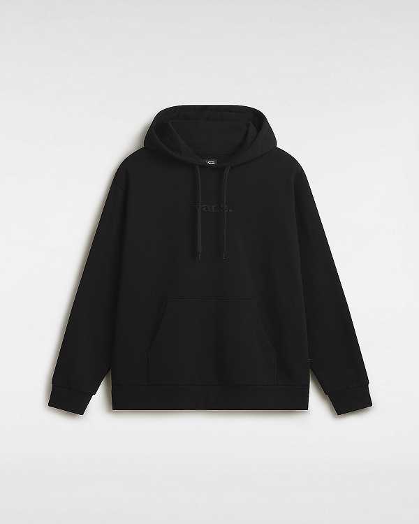 Black Men Vans Essential Relaxed Hoodie NZ | VN4125376