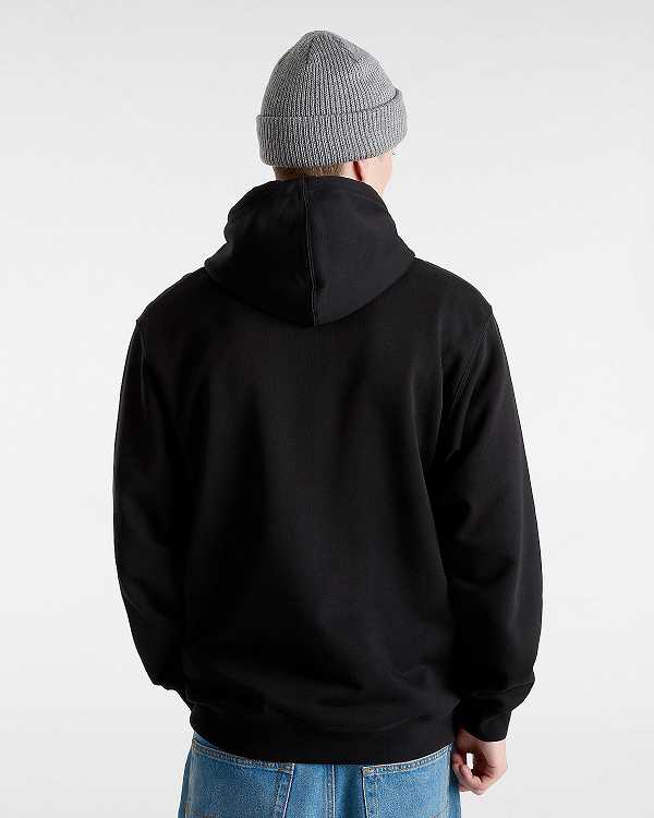 Black Men Vans Global Line Loose Hoodie NZ | VN6087134