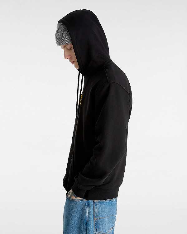 Black Men Vans Global Line Loose Hoodie NZ | VN6087134