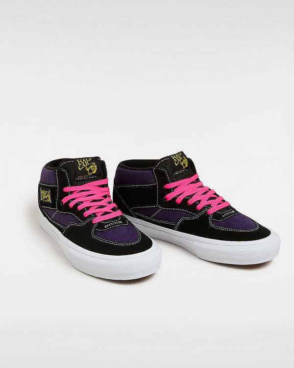 Black Men Vans Half Cab Skate Shoes NZ | VN2164035