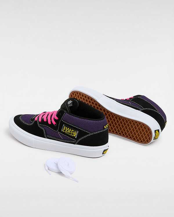 Black Men Vans Half Cab Skate Shoes NZ | VN2164035