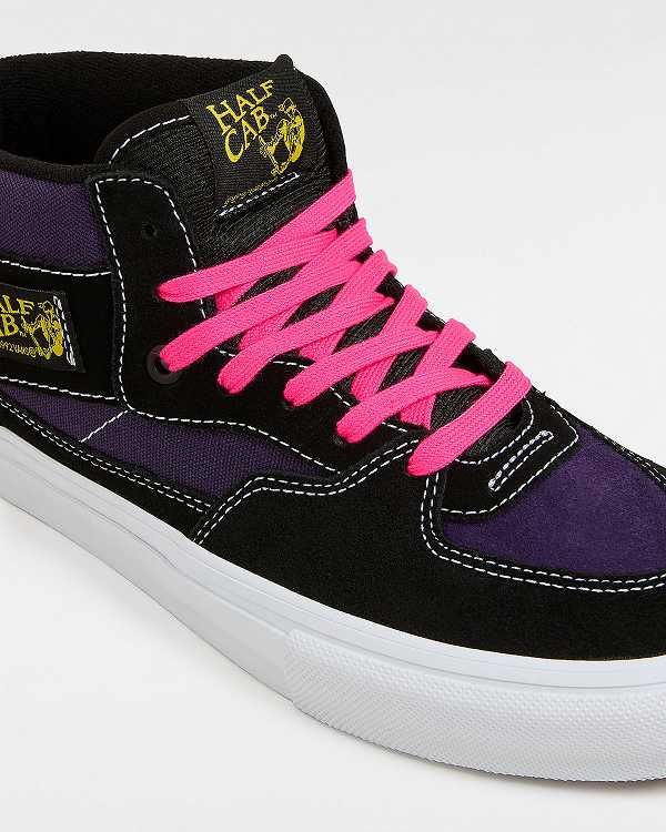 Black Men Vans Half Cab Skate Shoes NZ | VN2164035