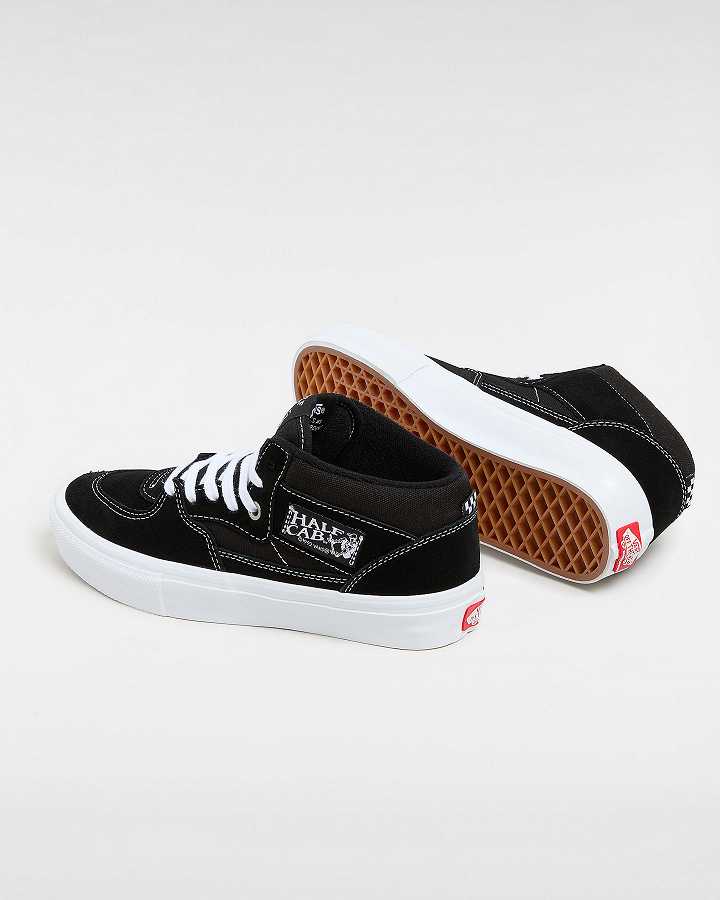 Black Men Vans Half Cab Skate Shoes NZ | VN6427185