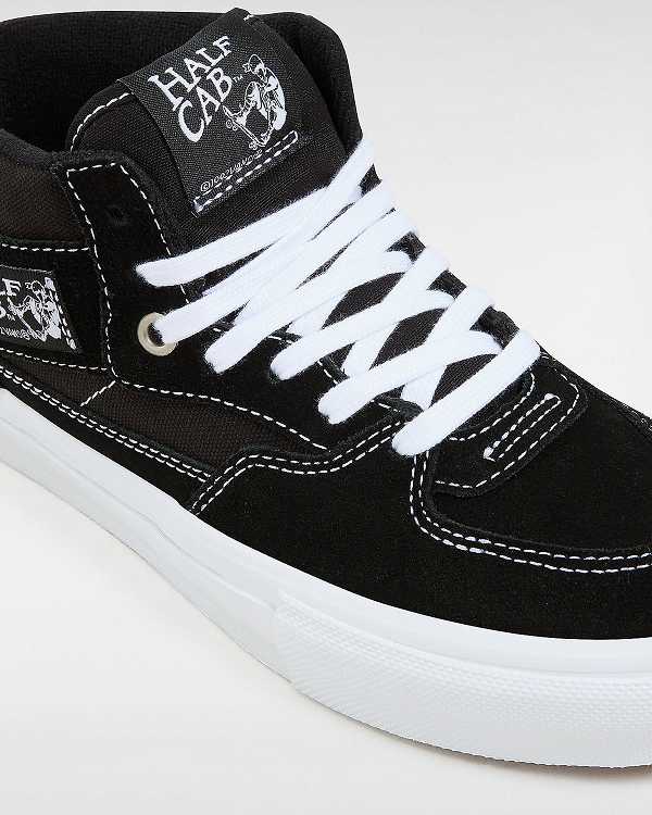 Black Men Vans Half Cab Skate Shoes NZ | VN6427185