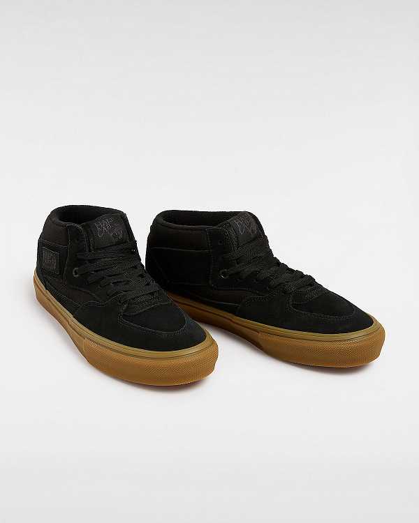 Black Men Vans Half Cab Skate Shoes NZ | VN9214357