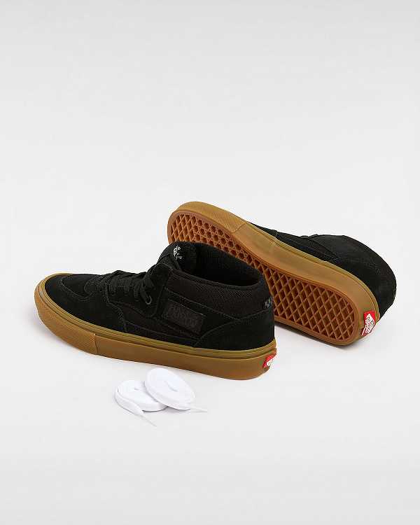 Black Men Vans Half Cab Skate Shoes NZ | VN9214357