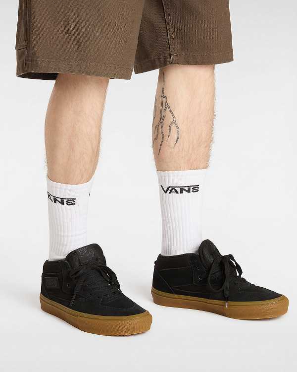 Black Men Vans Half Cab Skate Shoes NZ | VN9214357