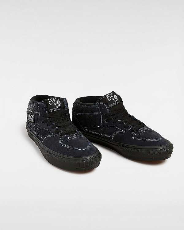 Black Men Vans Half Cab Web Skate Shoes NZ | VN8960432