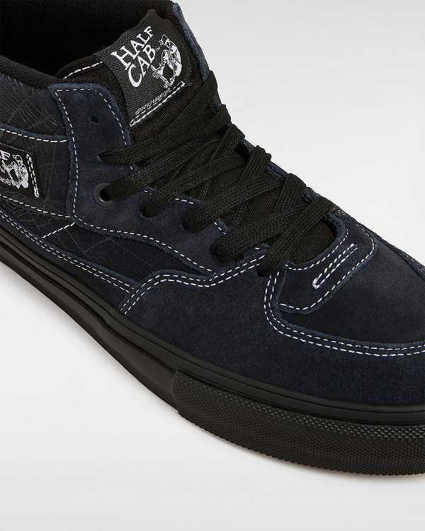 Black Men Vans Half Cab Web Skate Shoes NZ | VN8960432