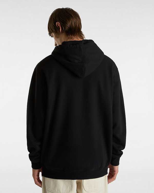 Black Men Vans Hi Stretch Hoodie NZ | VN8521706