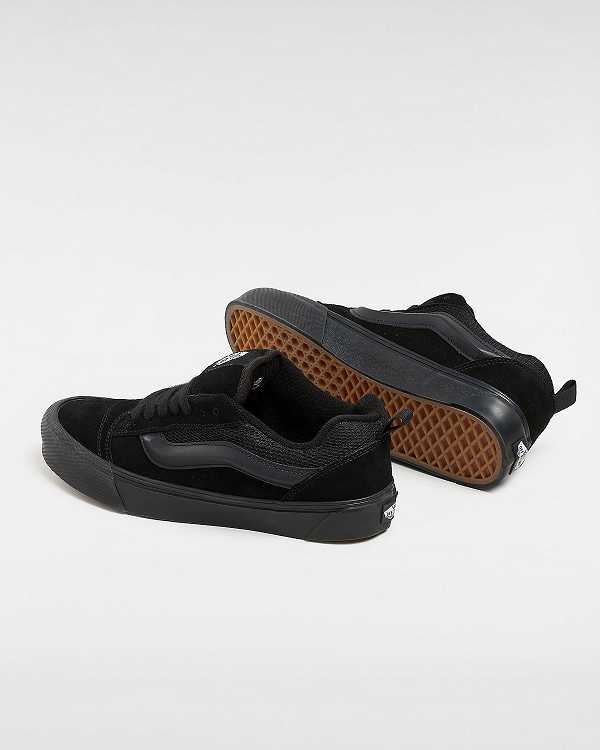 Black Men Vans Knu Skool Skate Shoes NZ | VN9476312