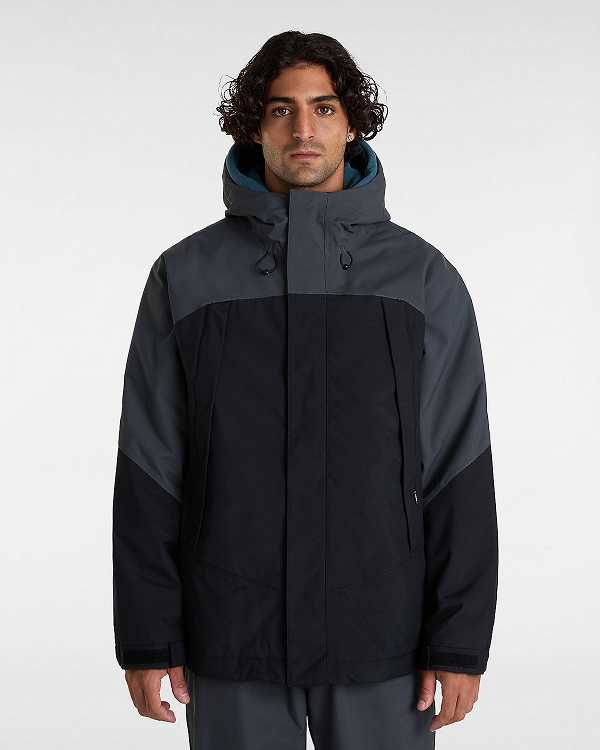 Black Men Vans MTE Hellbound Snowboard Jacket NZ | VN7280439