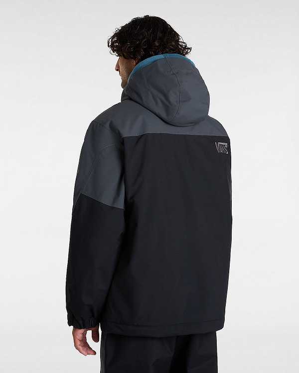 Black Men Vans MTE Hellbound Snowboard Jacket NZ | VN7280439