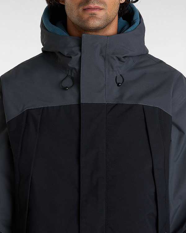 Black Men Vans MTE Hellbound Snowboard Jacket NZ | VN7280439