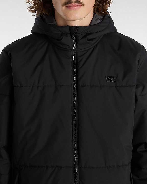 Black Men Vans MTE Norris Hooded Puffer Jacket NZ | VN0935421