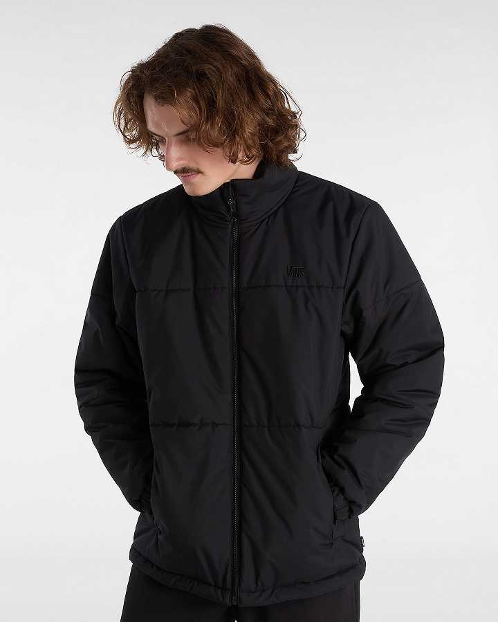 Black Men Vans MTE Norris Puffer Jacket NZ | VN8642739