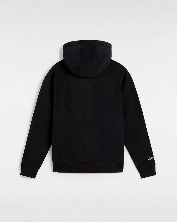 Black Men Vans MTE Polartec Hoodie NZ | VN4372105