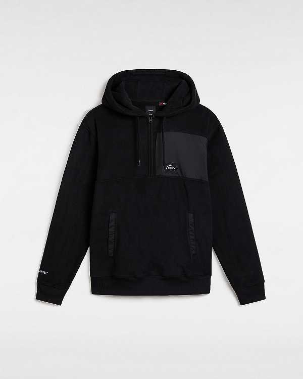 Black Men Vans MTE Polartec Hoodie NZ | VN4372105