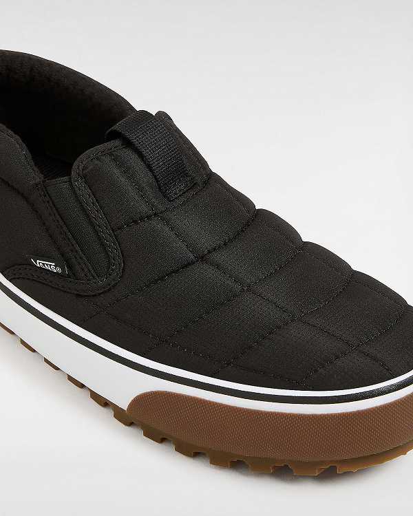 Black Men Vans MTE Quilted Snow Lodge Slipper Mid Slippers NZ | VN6473150