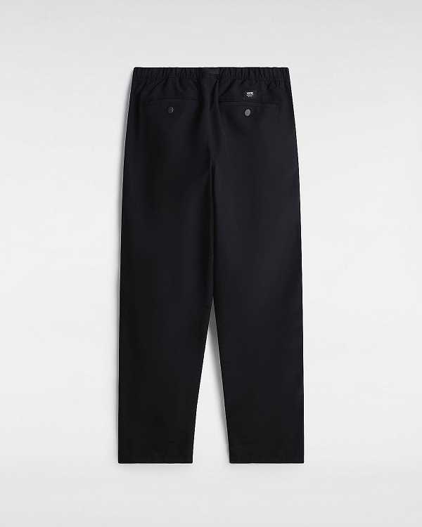 Black Men Vans MTE Range Nylon Loose Tapered Pants NZ | VN8916435