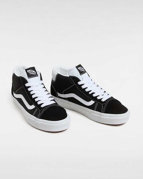 Black Men Vans Mid Skool 37 Sneakers NZ | VN9518246