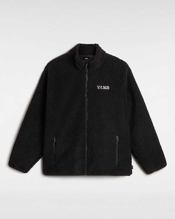 Black Men Vans Nimi Full Zip Jacket NZ | VN3609421