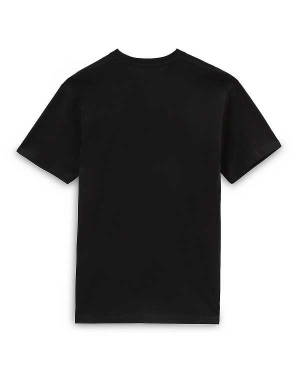 Black Men Vans OTW Classic Front T Shirts NZ | VN9746035