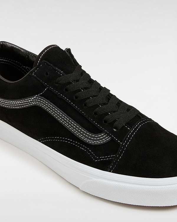 Black Men Vans Old Skool Pig Suede Sneakers NZ | VN3275906