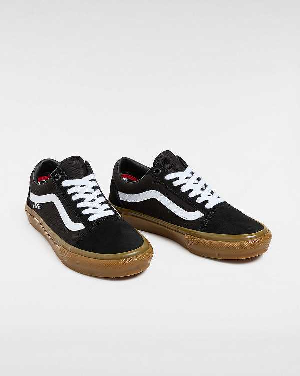 Black Men Vans Old Skool Skate Shoes NZ | VN5796420