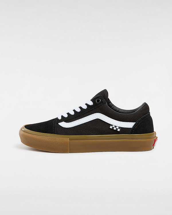 Black Men Vans Old Skool Skate Shoes NZ | VN5796420