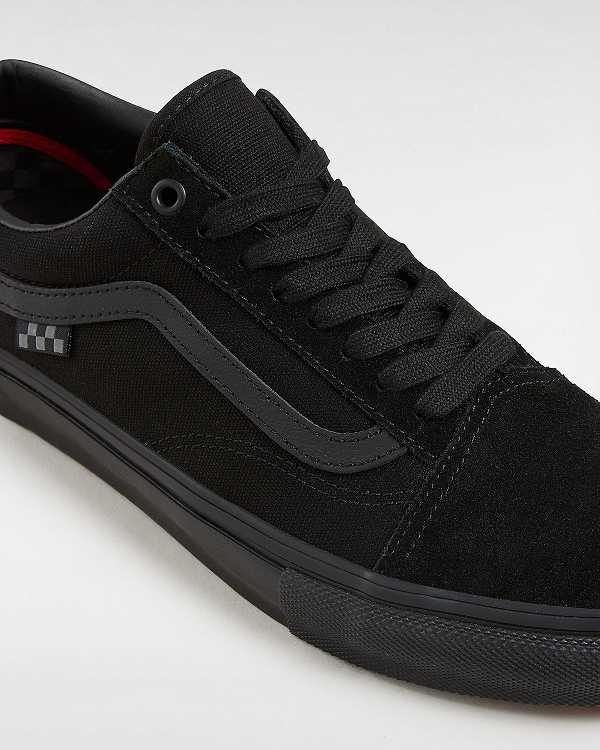 Black Men Vans Old Skool Skate Shoes NZ | VN7523016