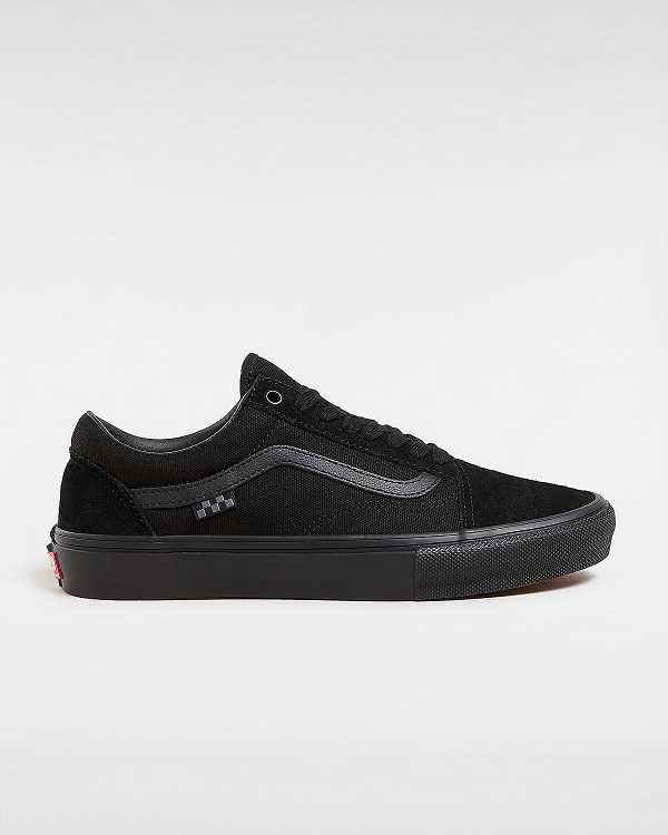 Black Men Vans Old Skool Skate Shoes NZ | VN7523016