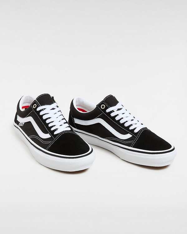 Black Men Vans Old Skool Skate Shoes NZ | VN6078325