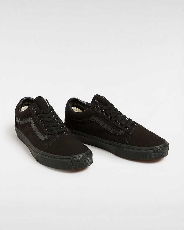 Black Men Vans Old Skool Sneakers NZ | VN8615703