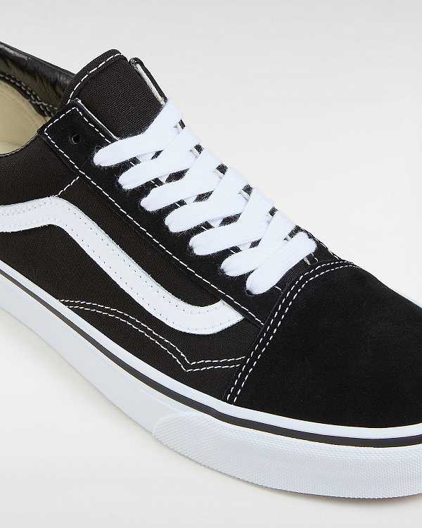 Black Men Vans Old Skool Wide Fit Sneakers NZ | VN9178240